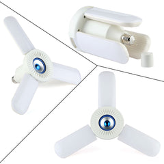 RGB Folding Bluetooth Music Lamp with Three Leaf Design
