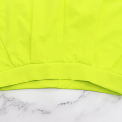 Ruffled Cropped V Neck Top Casual Shorts Summer Two-Piece Set