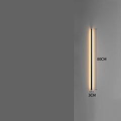 Simple Modern Minimalist Long Strip Living Room Grille Wall Lamp