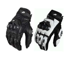Motorcycle Locomotive Equipment Knight Carbon Fiber Leather Windproof Men and women Four Seasons Anti-fall Off-road Racing Riding Gloves