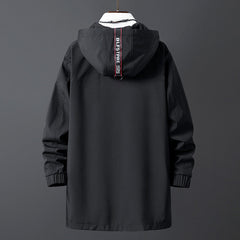 Fashion Men's Plus Size Casual Trench Coat