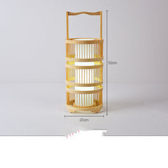 Store Bed And Breakfast Bedroom Bamboo Floor Lamp