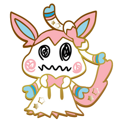 Pokemon: Mimikyu Sylveon Enamel Pin
