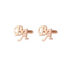 Fashionable DIY French Men's Stainless Steel Cufflinks