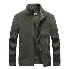 New Men's Casual Jacket Plus Size Stand Collar