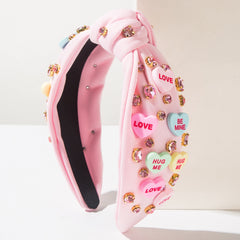 Valentine's Day Headband Knotted Love Accessories