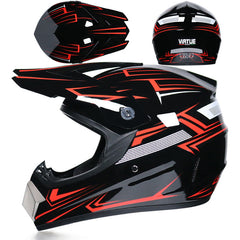 Youth Off-Road Motorcycle Helmet - [green] | Lightweight Motocross Full Face Shield for Dirt Bike & ATV