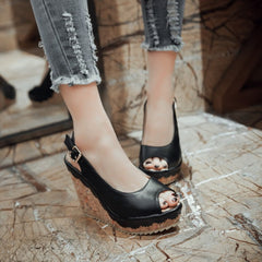 High-heeled Cross-border Foreign Trade Plus Size Women's Shoes