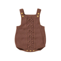 Vest Knitted Wool Handmade Bubble Ball Triangle Romper
