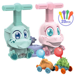 Children Inertial Power Ball Car Science Experiment Toy Puzzle Fun Inertial Power Car Ball Kid Gift Dinosaur Toys