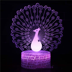 Three-dimensional Light LED Touch Table Lamp Gift Night Light