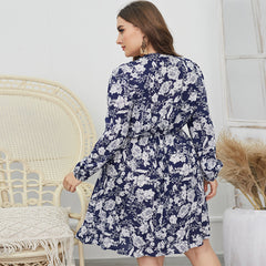 Design Plus Size Fashionable Casual Dress