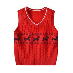 Children's knitted vest