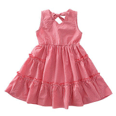 New Girl's light loose fit  YELLOW or RED SUMMER  dress