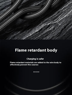 Android TYPE-C Super Fast Charge 5A Nylon Braided Mobile Phone Charging Cable