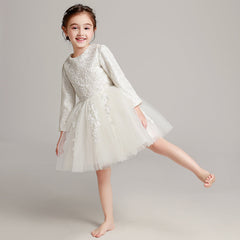 Children's Evening Dress Girl Princess Skirt Fluffy Yarn Children's Birthday
