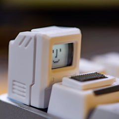 Mechanical Keyboard 80s Macintosh Retro Personality Translucent Keycap