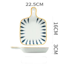 Ceramic Oven Baking Ideas With Handle Plate Net Red Baked Rice Plate Household