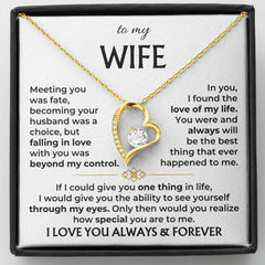 Hollow Love Necklace Pendant Valentine's Day Wife Gift