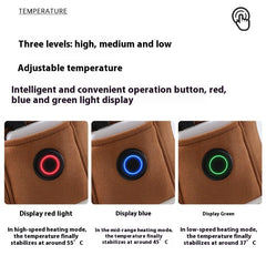 Electric Heating Shoes Rechargeable Foot Warmer Artifact Heating Home Shoes Winter Warm Temperature Regulating Cotton Shoes