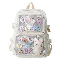 Large Capacity Transparent Shoulder Pain Bag For Girls
