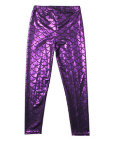 Children's leggings fish scale leggings