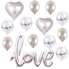 Large One-piece Love Confession Aluminum Film Balloon Valentine's Day