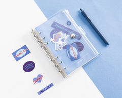 PVC transparent removable notebook