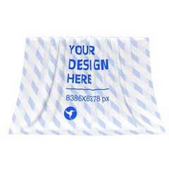 Create Your Own 80x60in Horizontal Skin-friendly Breathable Flannel Blanket
