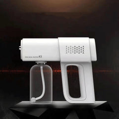 Handheld Nano Steam Sanitizer Gun - Wireless USB Disinfection Spray for Home, Car, and Blue Light Sanitizing