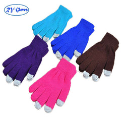 Touch screen gloves warm knit wool touch screen gloves winter touch gloves