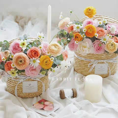 Hand-woven seaweed gift box with hand