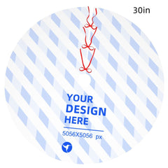 Create Your Own Glossy Textured Christmas Tree Thickened Apron