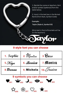 Custom Name Keychains Personalized Monogram Initial Key Chain With Name Engraved Letter for Women Men Jewelry Bag Charm
