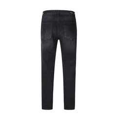 Men's Washed Old Torn Jeans