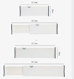 Adjustable cabinet storage box
