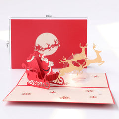3d Christmas Greeting Card Stereo Christmas Tree Card Creative