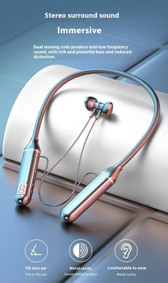 Neck Hanging Large Power G09 Digital Display Wireless Bluetooth Headset