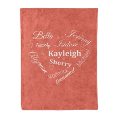 Personalized Name Blanket For Infants And Toddlers