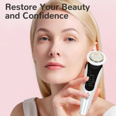 Red And Blue Light Multifunctional Household Portable Face Lifting Inductive Therapeutical Instrument