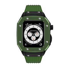 Smart Watch Stainless Steel Case Silicone Strap All In One