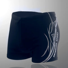 New Men's Boxer Plus Size Swimming Shorts