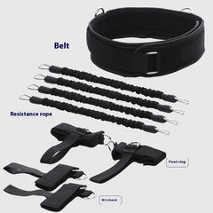 Boxing MMA Taekwondo Elastic String Basketball Bounce Strength Leg Training Explosive Power Resistance Band Fitness Equipment