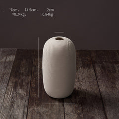 European-style Ceramic Dried Flower Vase Restaurant Table Decoration