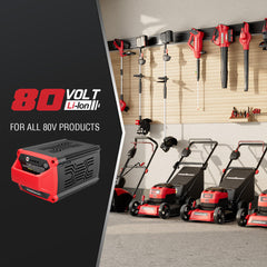 80V 26" Brushless Cordless Self-Propelled Lawn Mower w/ Battery & Charger PS76826