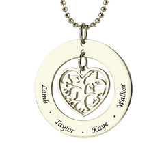 s925 brand eight-character necklace infinity name customization