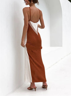 Long Knit Skirt Panel Bikini Plus Size Beach