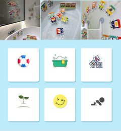 Fashion Personality Letter Train Baby Bath Toy