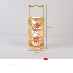 Store Bed And Breakfast Bedroom Bamboo Floor Lamp