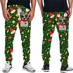 Men's Sports Casual Loose Printed Pants
